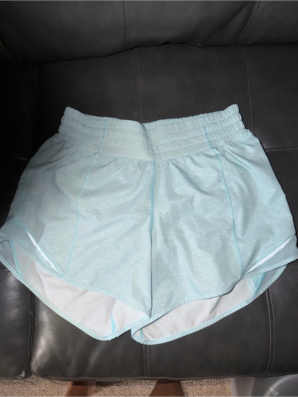 Lululemon Light Blue Women's Athletic Shorts